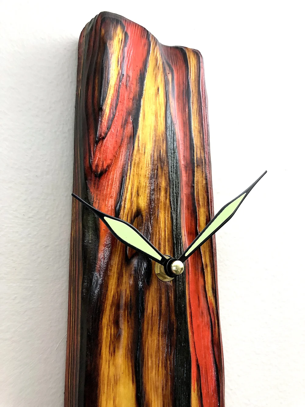 solol solworks model ソルオル Shou Sugi Ban Wood Clock Art - Trussell 0003 — Korzen Designs